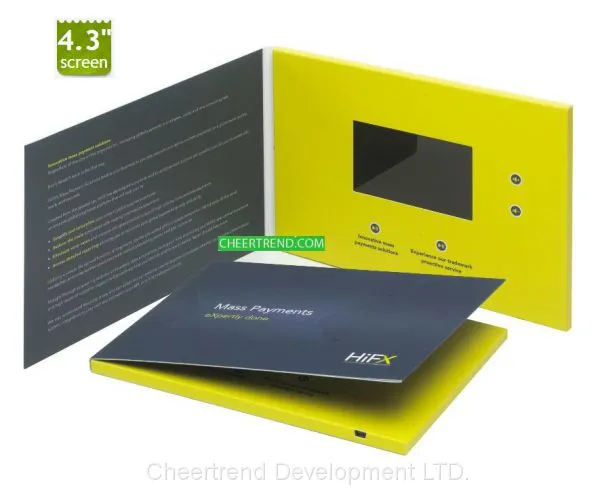 Product Demonstration LCD Video Player Card Bespoke Video Brochures photo-5