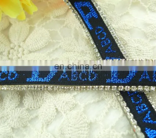 New Design Hot Fix Rhinestone Tirmming With Glue photo-2