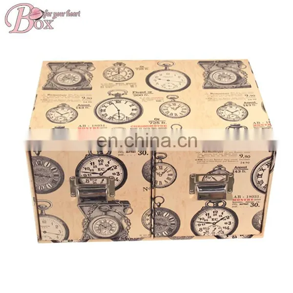 Hot Sale Shicheng Newspaper Printing Vintage Drawer Box photo-3