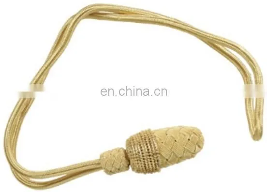 Gold Sword Knot Knitted Knot With Gold Cord | Uniform Accoutrements | Pakistani Sword Knots photo-5