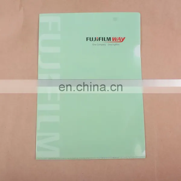 Low Price Good Quality PP A4 Size L-shape Plastic File Folder photo-6