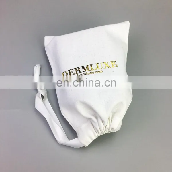 Custom Gold Logo Drawstring Pouch Bags Dust Bag With Two Strings photo-6