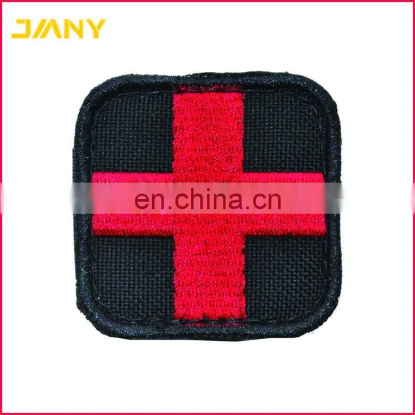 Custom Red Cross Military Medical Fraternal Embroidered Iron on Patches photo-4