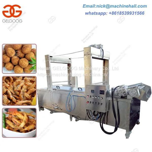Factory Continuous Deep Frying Machine/Industrial Continuous Deep Frying Machine/High Efficiency Continuous Deep Frying photo-3