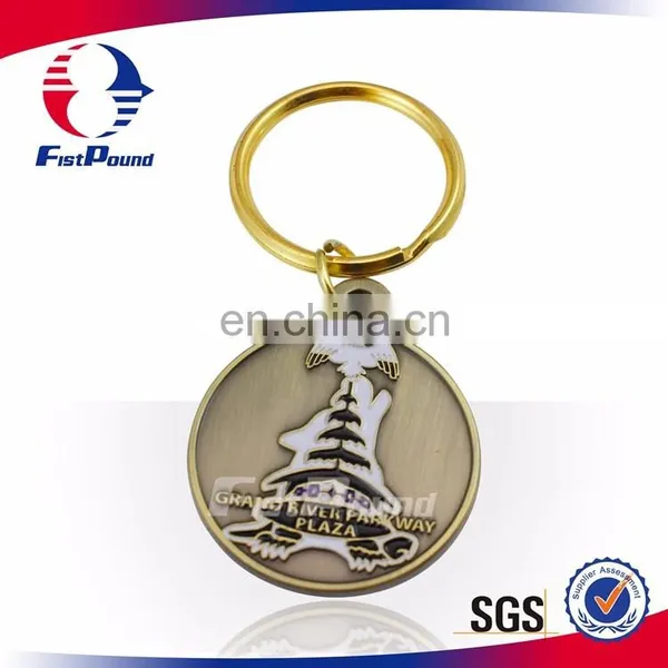 Silver Coin Splitring Keyring photo-3