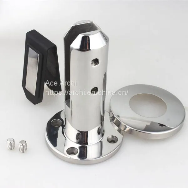 High Quality Stainless Steel Round Glass Pool Fence Spigot photo-2