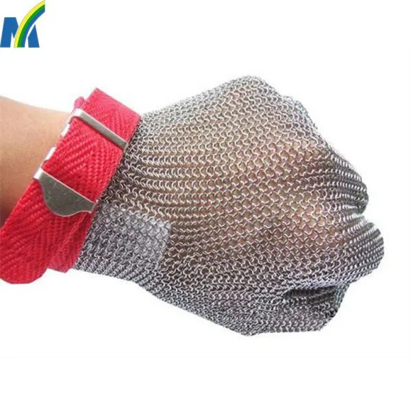 Best Cut Resistant Stainless Steel Metal Mesh Working Safety Gloves photo-2