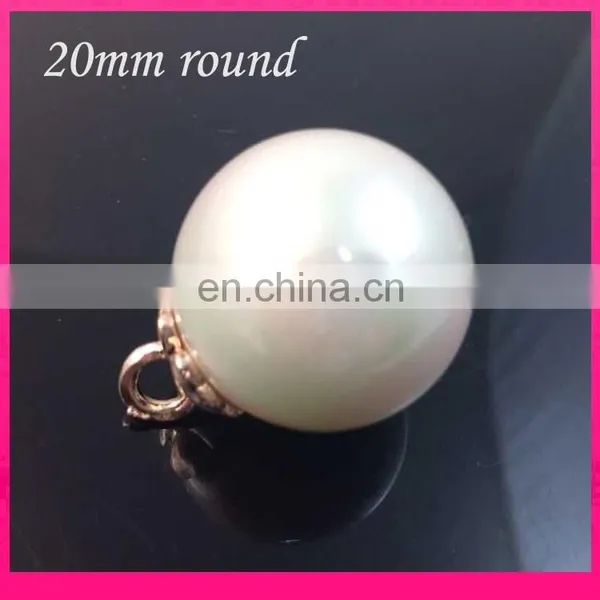 High Quality Wholesale no Scratched Decorative Pearl Button for Clothing photo-4