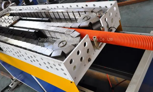 High Quality HDPE Single Wall Corrugated Pipe Extrusion Line Machinery photo-3