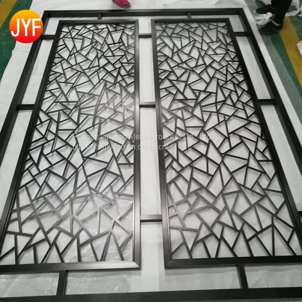 Foshan Manufactory China Wholesale Room Divider Laser Cut Decorative Restaurant Room Divider Partition photo-4