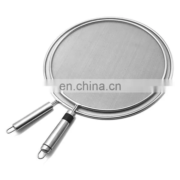 Stainless Steel Fine Mesh Splatter Screen With Handle photo-5