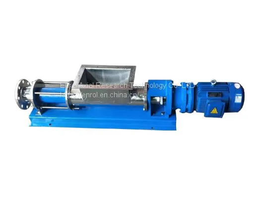 Large flow screw pump