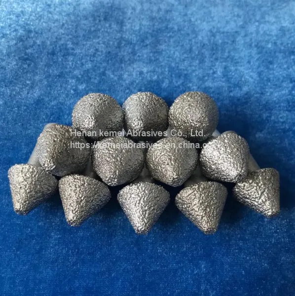 Brazed Diamond Grinding Head Brazed Cone Grinding Head Diamond Grinding Head Cast Iron Processing Grinding Head photo-2