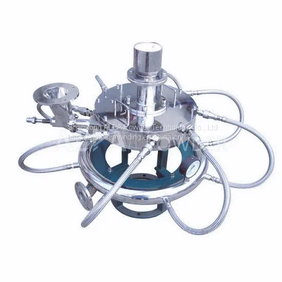 1.5-150 Micron Powder Grinding Pulverizer Fluidized Bed Spiral Jet Mill Micronization photo-2