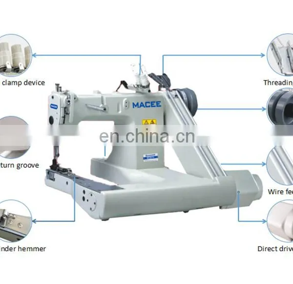 MC 927D HIGH-SPEED DOUBLE NEEDLE FEED-OFF-THE-ARM CHAINSTITCH MACHINE photo-2