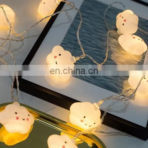 Solar Led Cloud Christmas String Lights Garden Home Holiday Lighting Indoor Outdoor Party Decorative Waterproof Fairy Light photo-3
