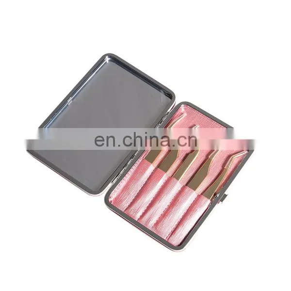 China Factory Eyelash Extension Tweezers Case Holder Eye Lash Storage Box