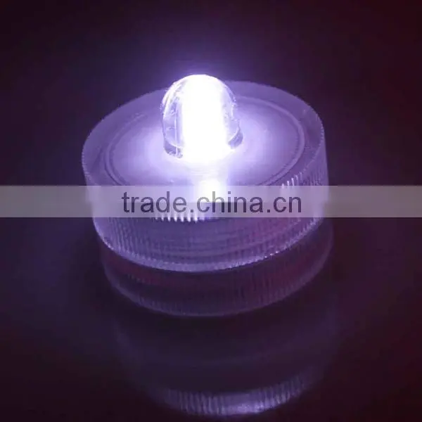 Wholesale LED Subenersible Waterproof Candle Tea Lights-Pink SNL068 photo-2