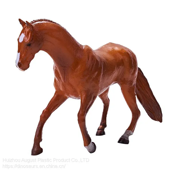 Hotselling 100% Original Design Factory Wholesale Plastic Farm Animal Figurines PVC Hanoverian Horse