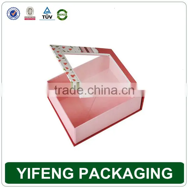 Guangzhou Fashion Cardboard Paper Box With PVC Window Custom Size photo-2