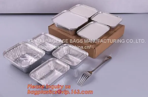 Airline Disposable Aluminium, Aluminum Foil Container for Food Packaging, Kitchenware, Tableware, Disposable, Takeaway photo-2