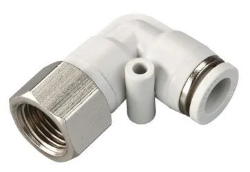 PLF Internal Thread L Type Air Hose Coupler Elbow Pipe Plastic Pneumatic Fittings photo-2