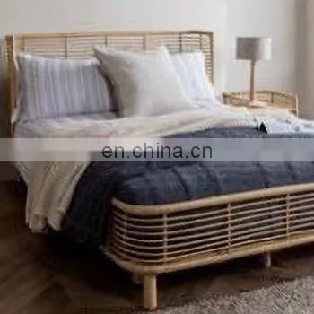New Bamboo Bed Vietnamese Style Various Size Top Quality Good Price for Decor Bedroom From Manufacturer