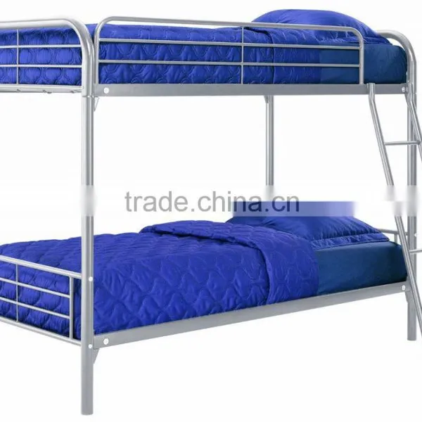 China Factory Cheap Heavy Duty Metal Strong Dormitory Military Double Steel Army Bunk Bed With Iron Stepladder photo-3