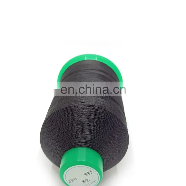 Industrial Nylon Bonded Sewing Thread for Genuine Leather Automobile Chairs 250D/3 photo-3