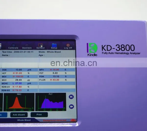 3-part Hametology Analyzer KD3800 Hematology Analyzer Cell Blood Counter photo-2