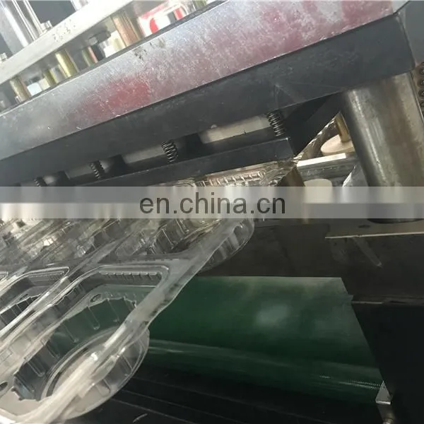 PCL450S Automatic Coco Cola Plastic Cup Lid Making Machine, Cold Hot Drink Container Cover Forming Machine With Security Cover photo-2