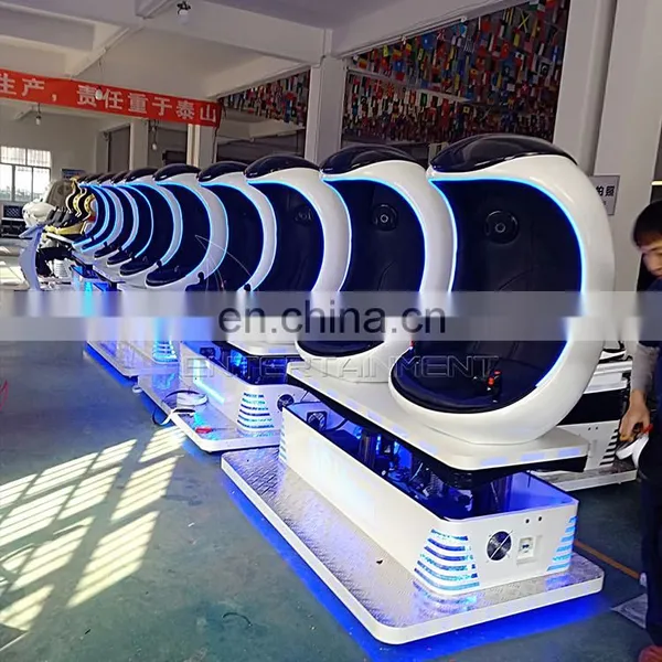 Attractive Double Seats 9D Egg VR Cinema Virtual Reality Chair Simulation Rides photo-3
