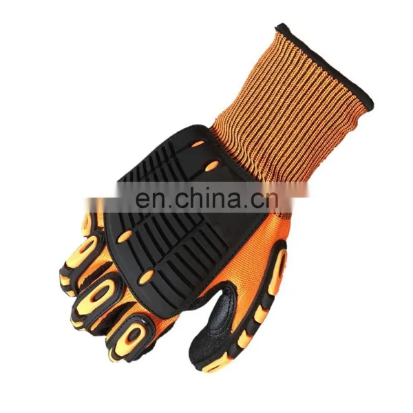 Wholesale Safety Mechanic Work Industrial Hand Impact Work Gloves photo-3