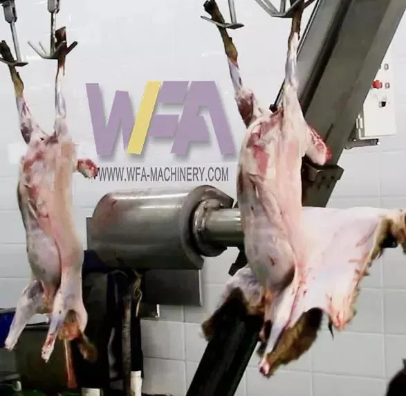 Halal Slaughterhouse Solution Goat Slaughtering Equipment Abattoir Lamb Sheep Skinning Machine UAE photo-5