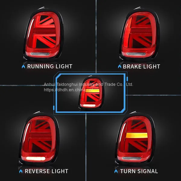LED Tail Lights Sequential Turn Signal for 2014-2019 BMW Mini Cooper F55 F56 F57 Rear Lamps photo-3