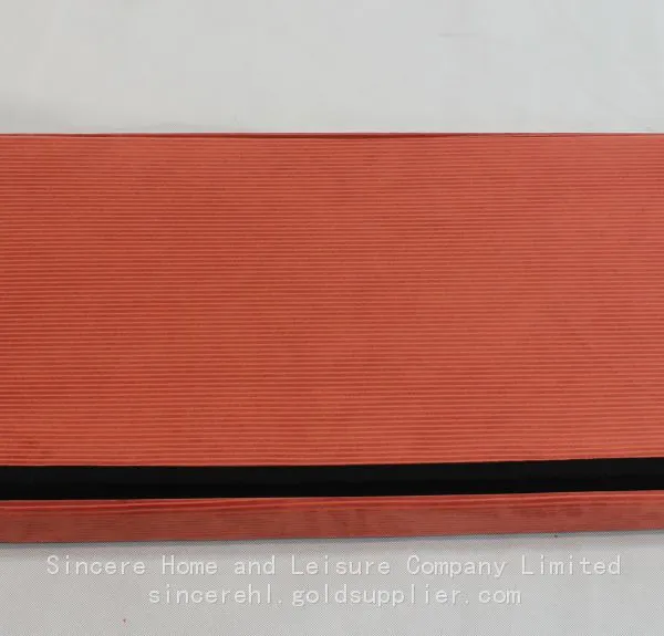 Foldable Storage Velvet Ottoman-orange photo-3