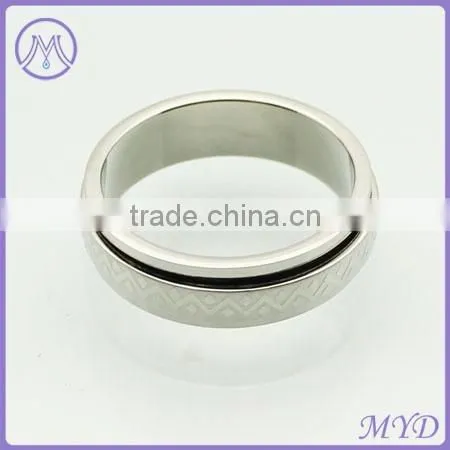 China Factory Classic Design Metal Stainless Steel Finger Band Ring photo-3