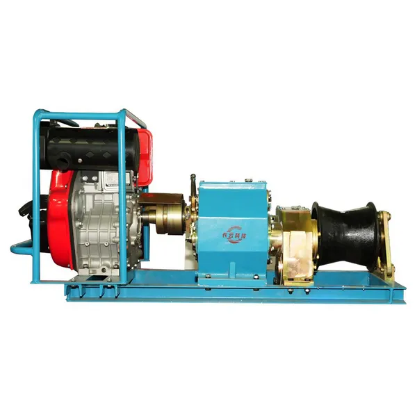 CHANGYUN 8T Diesel Winch Shaft Drive, 80KN Pulling Force Multi-Speed for Challenging Sites