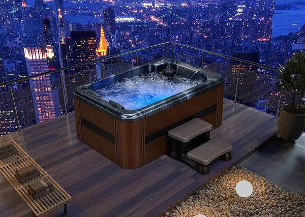 Surfing Massage Home Small Family Bathtub Standalone Outdoor Extra Large Bath Tub Smart Constant Temperature Heating Hot Spring Bath Pool photo-1