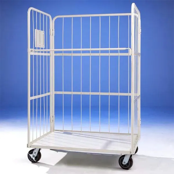 Stainless Steel Logistics Trolley for Pharmaceutical Cleanroom Use photo-3