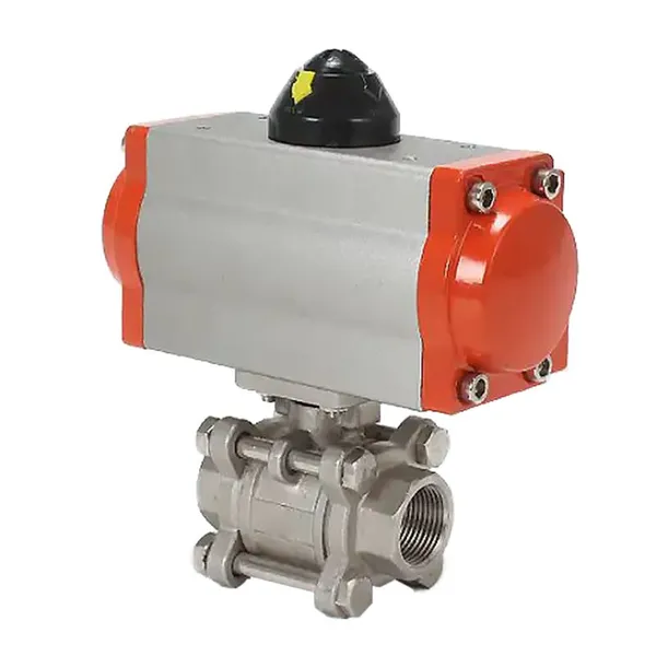 High Quality Pneumatic Internal Thread Ball Valve photo-3