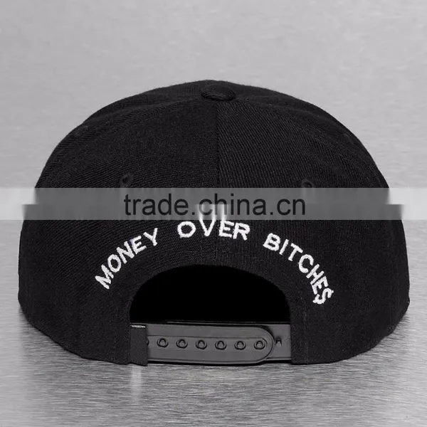 Guangjia 2016 High Quality Customize 3D Embrodiery Street Fashion Style Wool Snapback Cap Quality Choice photo-2