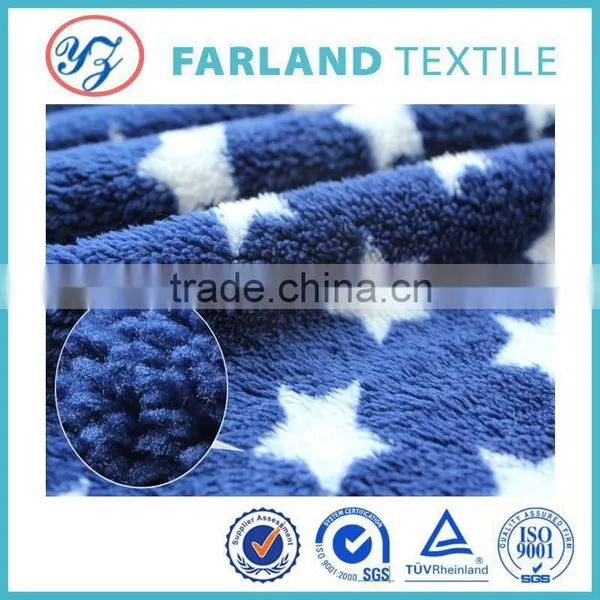 Star Printing Fleece Fabric for Shoes photo-3