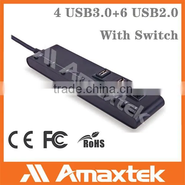 Multi 10 Port USB 2.0 3.0 in One USB Charging Hub photo-2