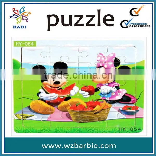 Customized Cardboard Puzzles for Children