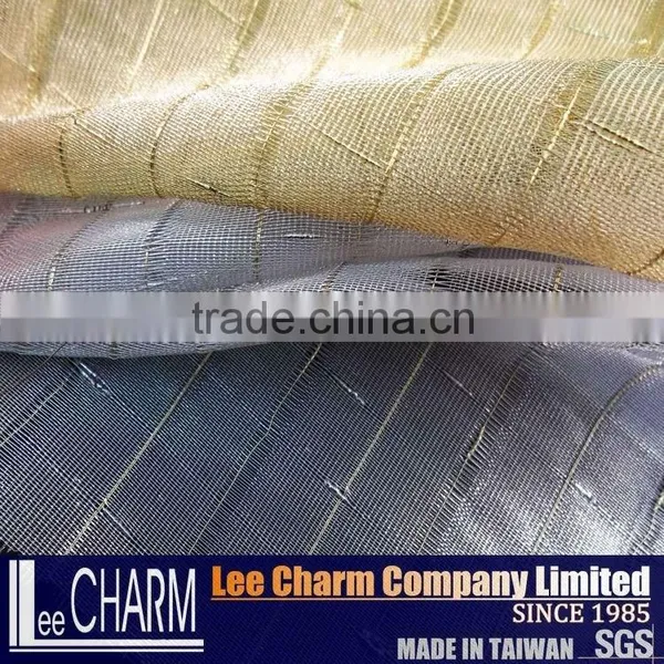 Nylon Metallic Fabric Outfit Material in Gold & Silver Color photo-4