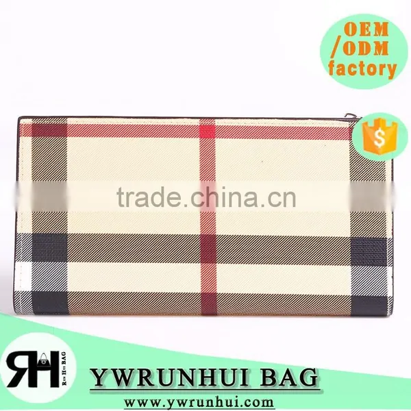 Fashion Wholesale Factory Cheap Pu Leather Zipper Long Wallet For Men photo-2