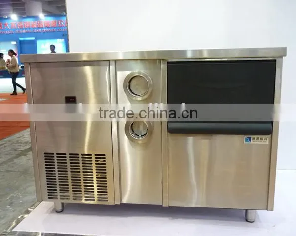 Working Table Ice Machine for Beverage and Coffee Shop and Bar Use