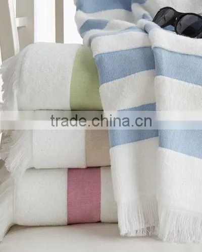 Wholesale Cotton Beach Towel Customized Towel Withtassel Fringe photo-2