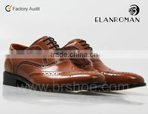 Hot-sale Brogue Leather Lace up Shoe Men Dress Shoes With Custom Logo Quality Choice photo-4